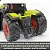 Miniatura Trator Agrícola Claas Xerion 5000 Siku Escala 1:32 com Cabine Giratória - Imagem 5
