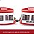Miniatura Trem Bonde Urbano Bombardier Siku 1/87 Metal Diecast - Imagem 7