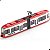 Miniatura Trem Bonde Urbano Bombardier Siku 1/87 Metal Diecast - Imagem 1