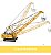 Miniatura Escavadeira Guindaste a Cabo Liebherr HS8100 Siku 1/87 Metal Diecast - Imagem 6