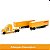 Miniatura Carreta Bitrem Freightliner DHL Siku 1/87 Metal - Imagem 7