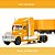 Miniatura Carreta Bitrem Freightliner DHL Siku 1/87 Metal - Imagem 6