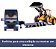 Miniatura Caminhão Prancha Man Pá Carregadeira JCB Siku 1/87 - Imagem 4