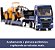 Miniatura Caminhão Prancha Man Pá Carregadeira JCB Siku 1/87 - Imagem 5