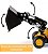 Miniatura Trator Pá Carregadeira JCB  457 WLS 1/87 Siku - Imagem 7