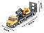 Miniatura Caminhão Prancha Baixa e Escavadeira Siku Em Metal - Imagem 9