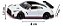 Miniatura Nissan Skyline GTR R35 Nismo Metal Pneus Borracha - Imagem 7