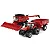 Kit Miniatura Case IH 44384 ERTL Colheitadeira 8250 Axial-Flow Trator e Caminhão Graneleiro 1/64 - Imagem 2