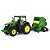Miniatura Agrícolas Trator John Deere 7R 250, Colhedora W235R Enfardadeira 560R 1/64 ERTL - Imagem 4