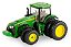Miniatura Trator John Deere 8R 340 1:64 ERTL Rodas Triplas - Imagem 1