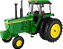 Miniatura Trator Agrícola John Deere 4430 ERTL Escala 1/16 Metal Prestige Collection - Imagem 2