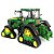 Miniatura Trator Agrícola John Deere 8RX 410 ERTL Escala 1/16 Esteiras de Borracha - Imagem 5