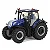 Miniatura Trator Agrícola New Holland T7.270 ERTL Escala 1/64 Metal Prestige Collection - Imagem 1