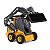 Miniatura Mini Carregadeira John Deere 320G Skid Steer ERTL Escala 1/64 Metal - Imagem 5