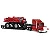 Miniatura Agrícola Case IH Carreta Prancha Lowboy e Pulverizador Patriot 4350 ERTL 1/64 - Imagem 2