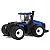 Miniatura Trator Agrícola New Holland T9.580 ERTL 1/64 Metal Diecast - Imagem 3