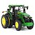 Miniatura Trator Agrícola John Deere 7R 330 ERTL 1/64 Diecast e Rodado Duplo - Imagem 2