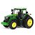 Miniatura Trator Agrícola John Deere 7R 330 ERTL 1/64 Diecast e Rodado Duplo - Imagem 1