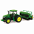 Miniatura Trator John Deere 7215R com Semeadora 1590 1:64 - Imagem 1