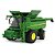 Miniatura Colheitadeira John Deere S680 ERTL 1/64 Diecast Com Plataforma - Imagem 11