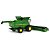 Miniatura Colheitadeira John Deere S680 ERTL 1/64 Diecast Com Plataforma - Imagem 4