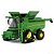 Miniatura Colheitadeira John Deere S780 ERTL 1/64 Diecast e Plataforma de Grãos - Imagem 7