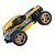 Automodelo WLtoys D7 Rock Crawler Tração 4x4 Motor 550 e Suspensão Independente - Imagem 3