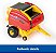 Miniatura Enfardadeira Agrícola New Holland Roll-Belt 560 ERTL 1/16 Com Fardo Redondo - Imagem 3