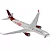 Miniatura Avião Comercial Virgin Atlantic A330neo Airbus Geminijets Escala 1:200 - Imagem 3