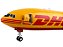 Miniatura Avião Cargueiro DHL Kalitta B777F Metal Gemini Escala 1:200 - Imagem 2
