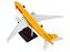 Miniatura Avião Cargueiro DHL Kalitta B777F Metal Gemini Escala 1:200 - Imagem 4