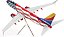 Avião GeminiJets Southwest Airlines Boeing 737-800 1:20 - Imagem 4