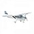 Miniatura Avião Cessna 172 Skyhawk N46418 Gemini Jets 1:72 - Imagem 2