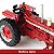 Miniatura Trator Agrícola Case IH 1256 com Implemento Roçadeira Lateral Escala 1/16 ERTL - Imagem 8