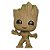 Funko Pop Guardians Galaxy 2 Groot #202 Pop! TV Vinyl 9,5 cm Colecionável - Imagem 1