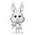 Funko Pop Looney Tunes Sketched Bugs Bunny #2010 Vinil 9,5 Cm Oficial Funko Vinil 9,5 cm Oficial ... - Imagem 1
