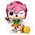 Funko Pop Chase Sonic Amy Rose #1171 Variante Rara 1 Em 6 Vinil 9,5Cm Vinil 9,5 cm Oficial Funko - Imagem 1