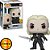 Funko Pop Chase The Witcher Geralt #1192 Variante Rara 1 em 6 Vinil 9,5cm - Imagem 1