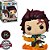 Funko Pop Chase Demon Slayer Tanjiro Kagura Dance Glow #874 Variante Rara 1 Em 6 Vinil 9,5Cm Vini... - Imagem 1