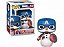 Funko Pop Marvel Holiday Captain America - Snowman D.I.Y. #532 Vinil 9,5 cm Oficial Funko - Imagem 2