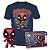 Funko Pop Marvel Deadpool + - Tee Bundle #63658 Vinil 9,5 cm Oficial Funko - Imagem 1
