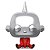 Funko Pop Disney Incredibles 2 Jack-Jack - Chrome Painted #367 Vinil 9,5 cm Oficial Funko - Imagem 1
