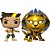 Funko Pop Bakugan Ajit & - Pharol 2Pack Vinil 9,5 cm Oficial Funko - Imagem 1