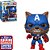 Funko Pop Marvel Captain - America Capwolf #882 Vinil 9,5 cm Oficial Funko - Imagem 1