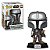 Funko Pop Star Wars Book Of Boba The - Mandalorian W/Pouch #585 Vinil 9,5 cm Oficial Funko - Imagem 3
