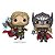 Funko Pop Marvel Thor Love And - Thunder 2Pack #63176 Vinil 9,5 cm Oficial Funko - Imagem 1