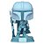 Funko Pop Star Wars Mandalorian The - Mandalorian Glow #345 Vinil 9,5 cm Oficial Funko - Imagem 1