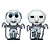 Funko Pop Disney The Muppet Christmas Carol Marley - Brothers 2Pk #72410 Vinil 9,5 cm Oficial Funko - Imagem 1