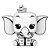 Funko Pop Disney - Sketched Dumbo #1524 Vinil 9,5 cm Oficial Funko - Imagem 1