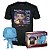 Funko Pop Attack On Titan Eren Marks + - Tees Bundle #69103 Vinil 9,5 cm Oficial Funko - Imagem 1
